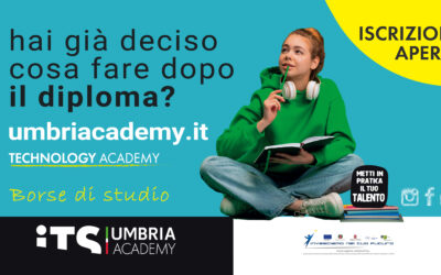 ITS Umbria Academy: aperte le iscrizioni